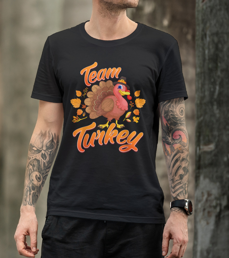 Team Turkey Thanksgiving Family T-Shirt