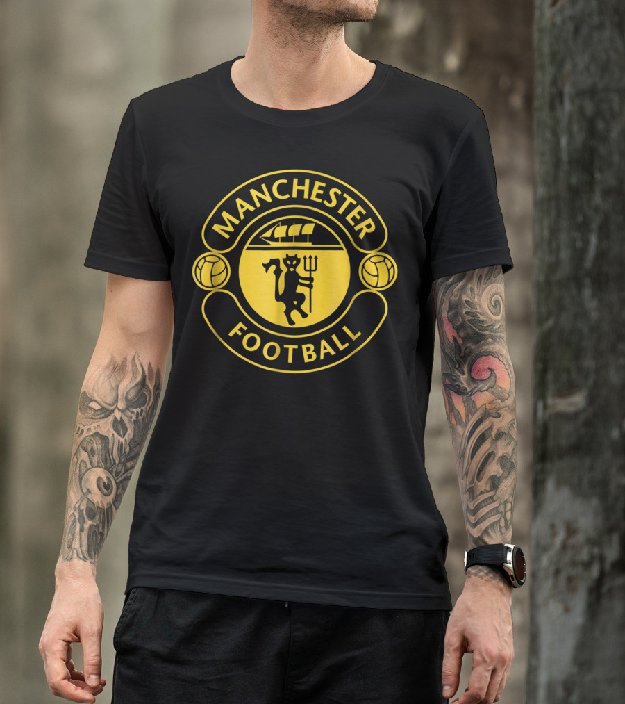 Manchester Football Club Emblem Soccer T-Shirt