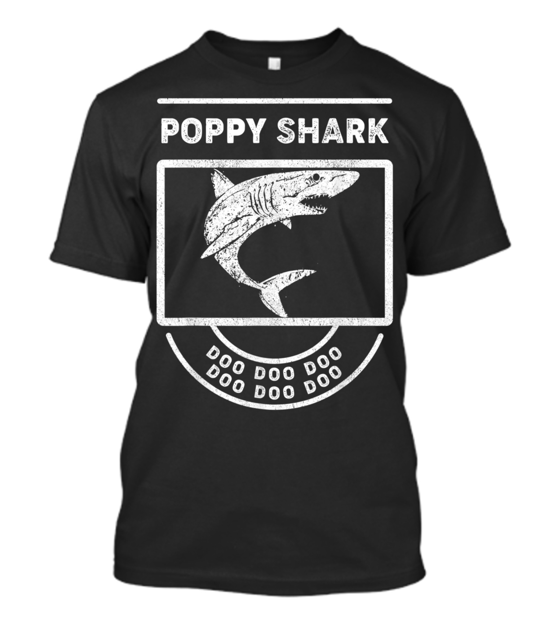 Poppy Shark Doo Doo Doo Vintage Mens T-Shirt