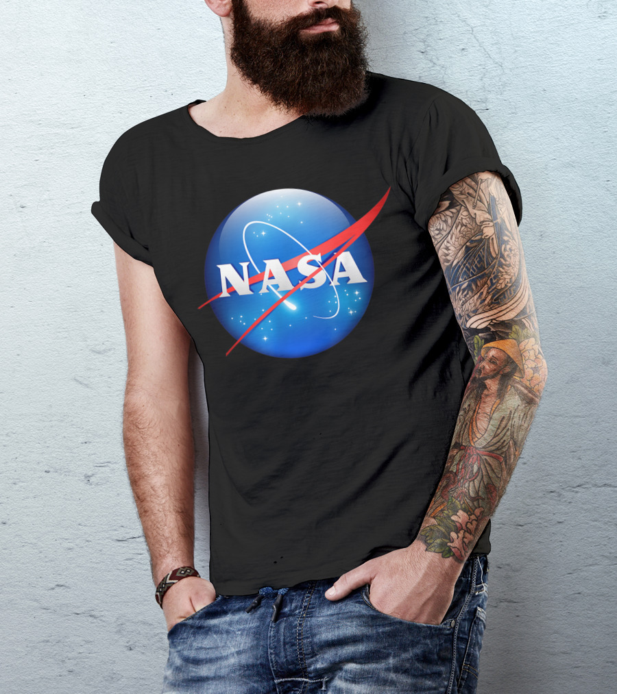 Nasa Officially Licensed Vintage Nasa Worm T-Shirt
