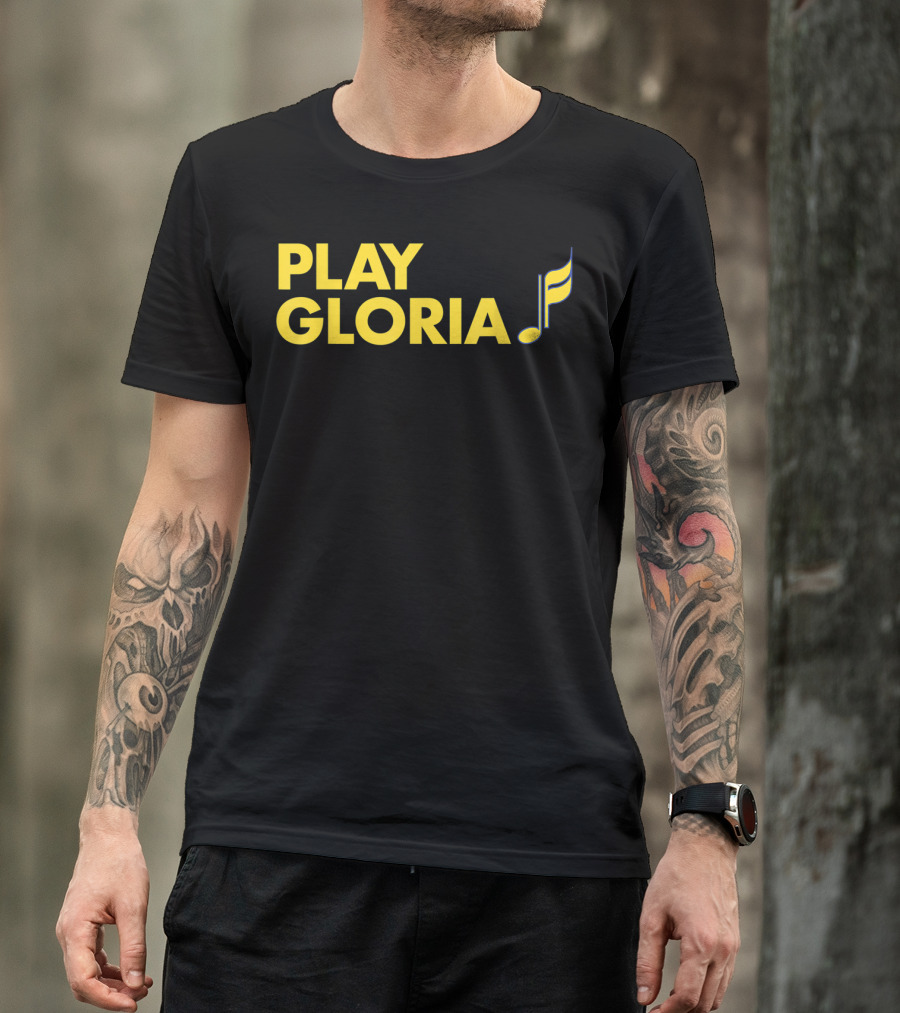 Play Gloria St. Louis Hockey Song T-Shirt