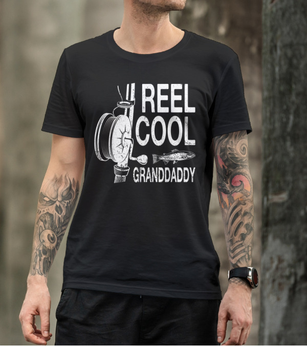 Reel Cool Granddaddy Fishing Reel Fish T-Shirt