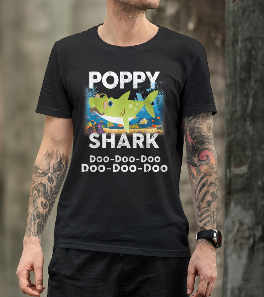 Poppy Shark Doo Doo Doo Underwater Adventure T-Shirt