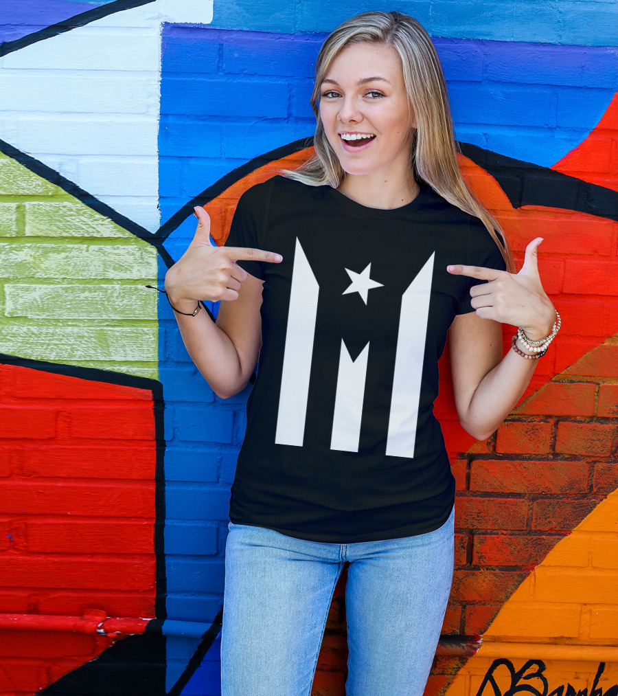 Puerto Rico Resiste Boricua Flag Symbol Se Levanta T-Shirt