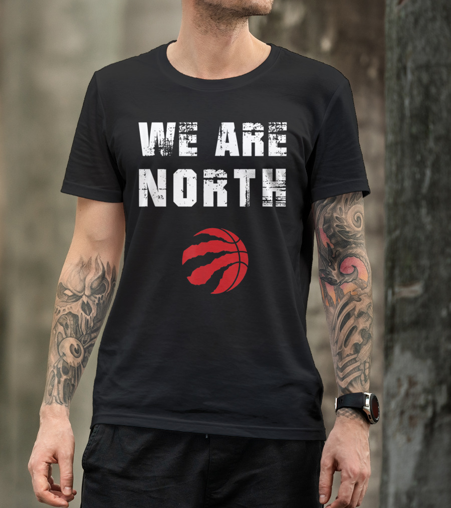 We Are The North Raptors Basketball Claw T-Shirt
