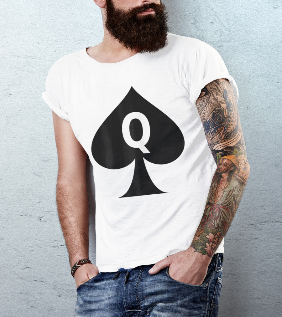 Queen Of Spades Q Symbol Hotwife Clothing T-Shirt