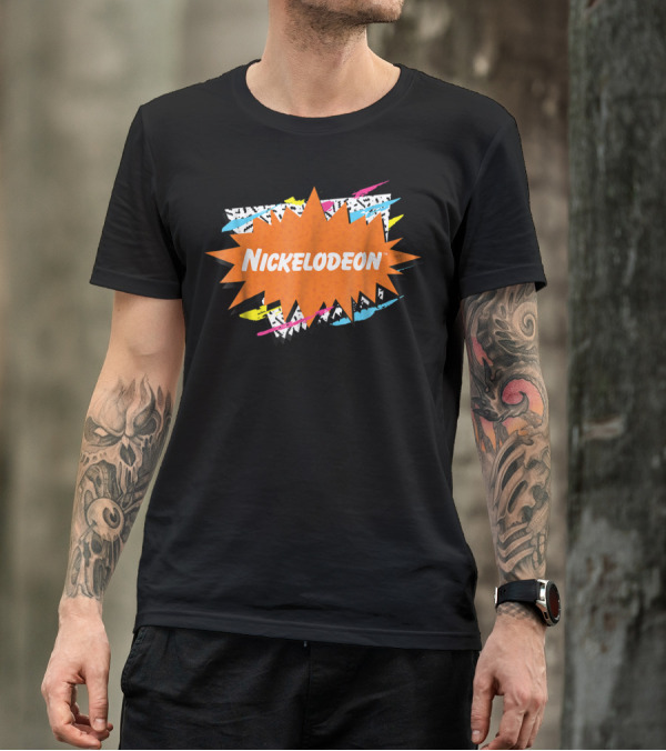 Nickelodeon Vintage 90s Logo Retro Style Grunge T-Shirt