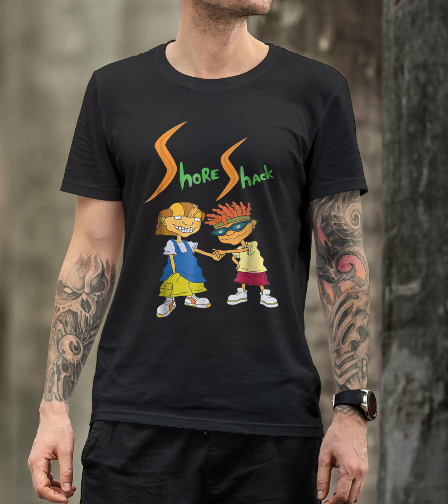 Nickelodeon Rocket Power Shore Shack Twister Reggie Shaka Brah T-Shirt