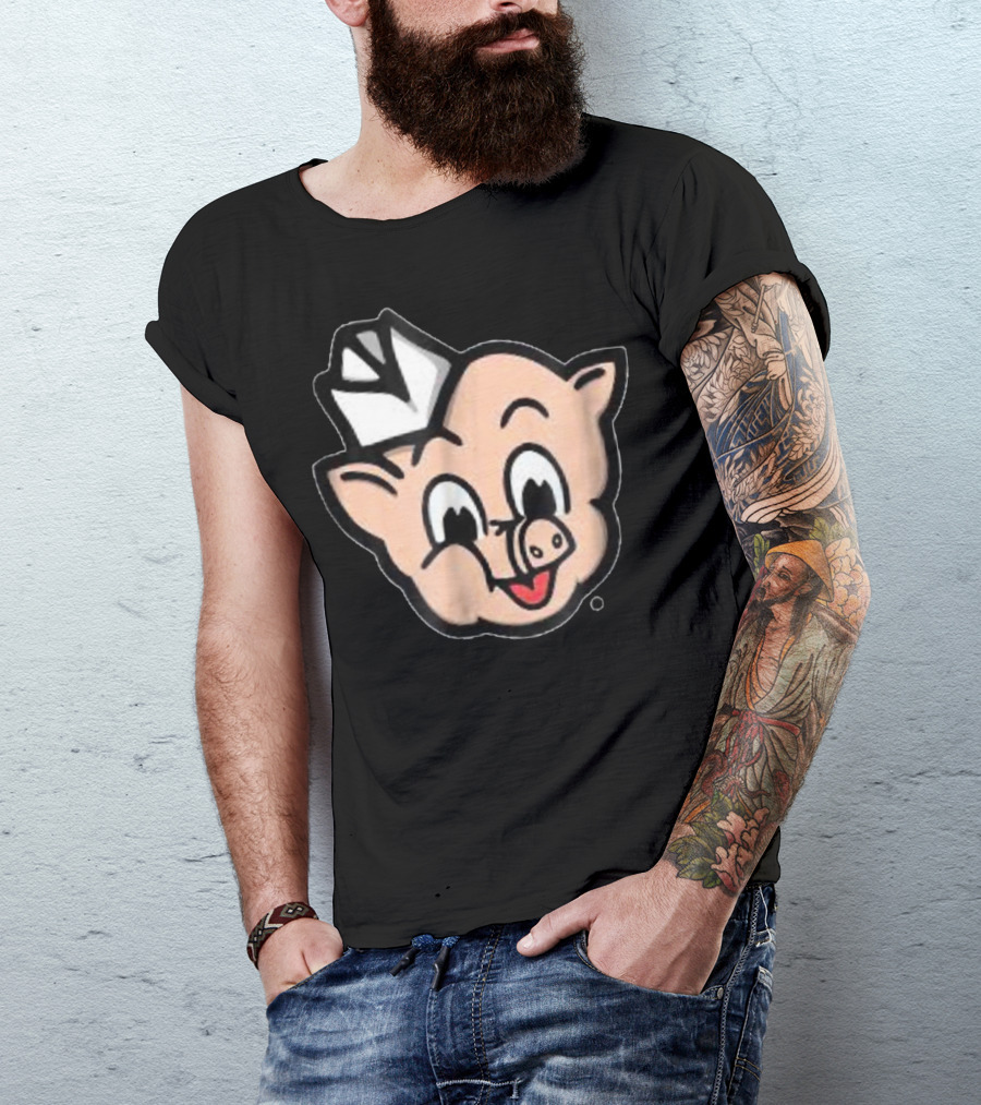 Piggly Wiggly Iconic Pig Mascot Retro T-Shirt
