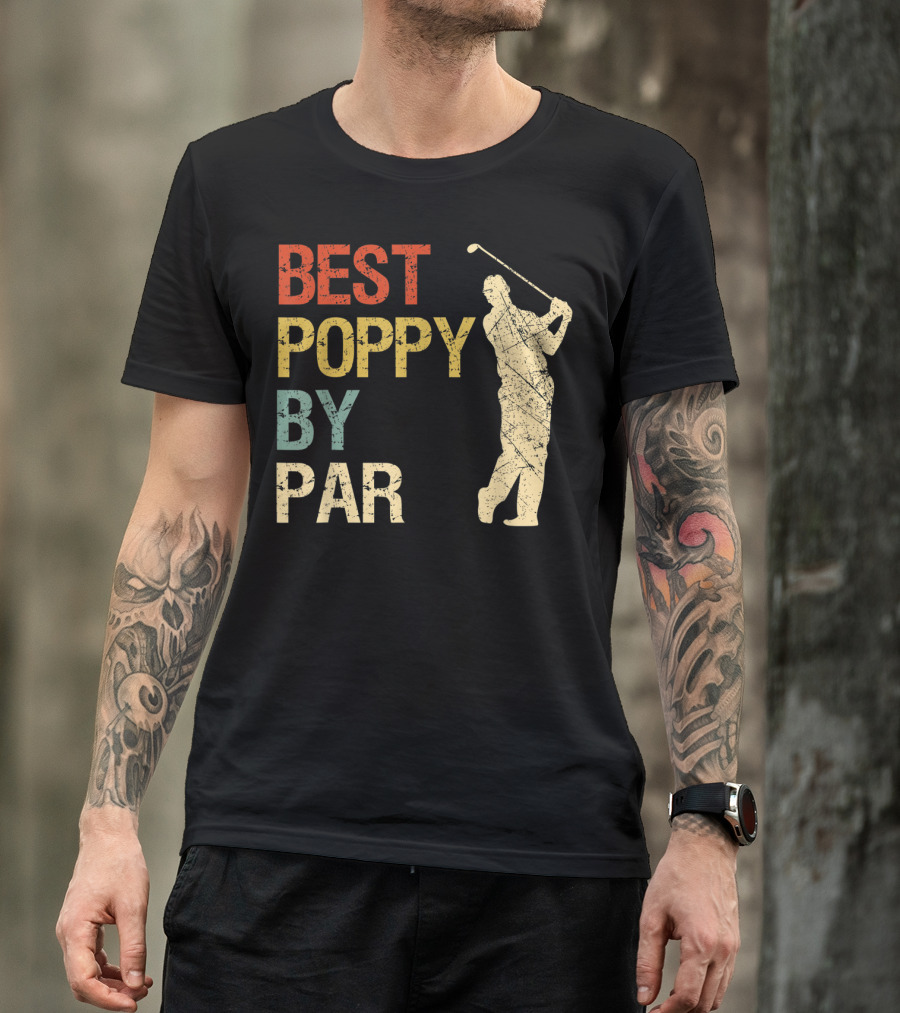 BEST POPPY BY PAR RETRO VINTAGE GOLF T-Shirt