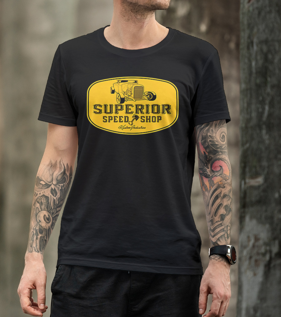 Superior Speed Shop Kustom Industries Retro Hot Rod T-Shirt