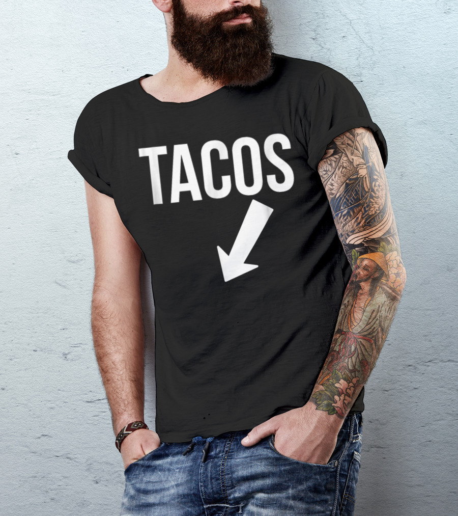 Tacos Arrow Pregnancy Announcement T-Shirt