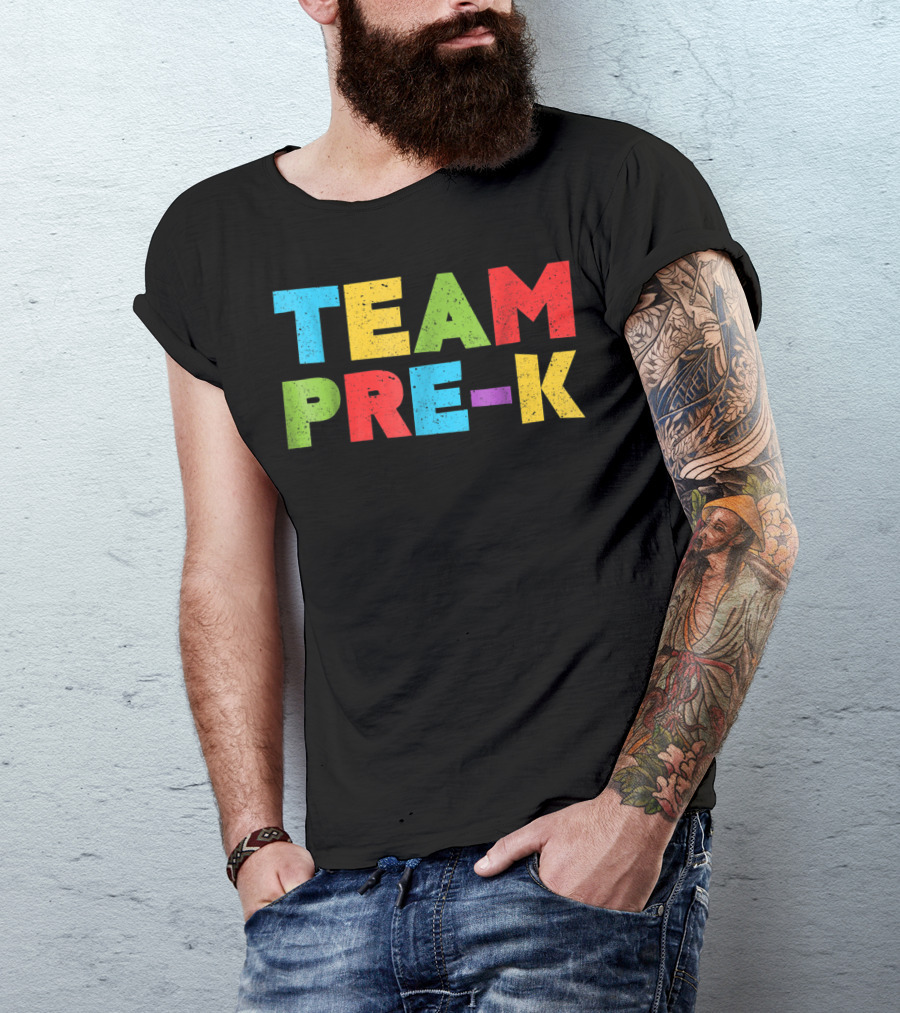 Team Pre K Teacher Back To School T-Shirt