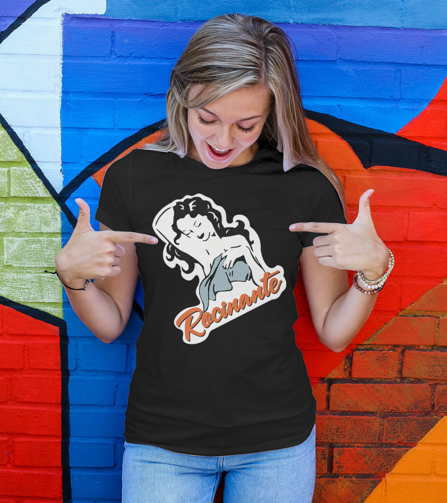 Rocinante Pin-Up Style Logo From The Expanse Series T-Shirt