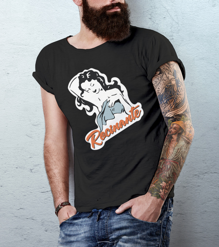 Rocinante Pin-Up Style Logo From The Expanse Series T-Shirt