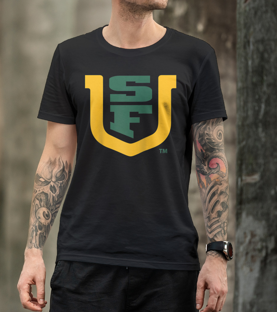 University Of San Francisco Dons NCAA SF Logo PPSNU031 Rag T-Shirt
