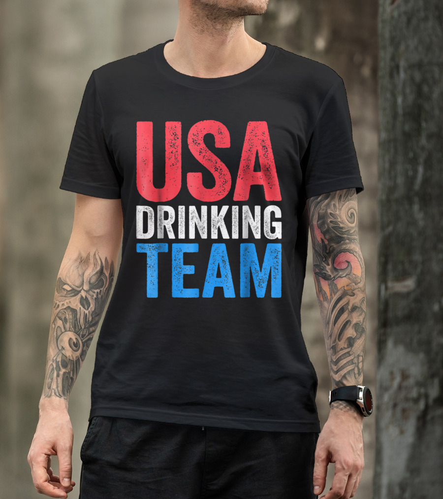 USA Drinking Team Fourth Of July T-Shirt