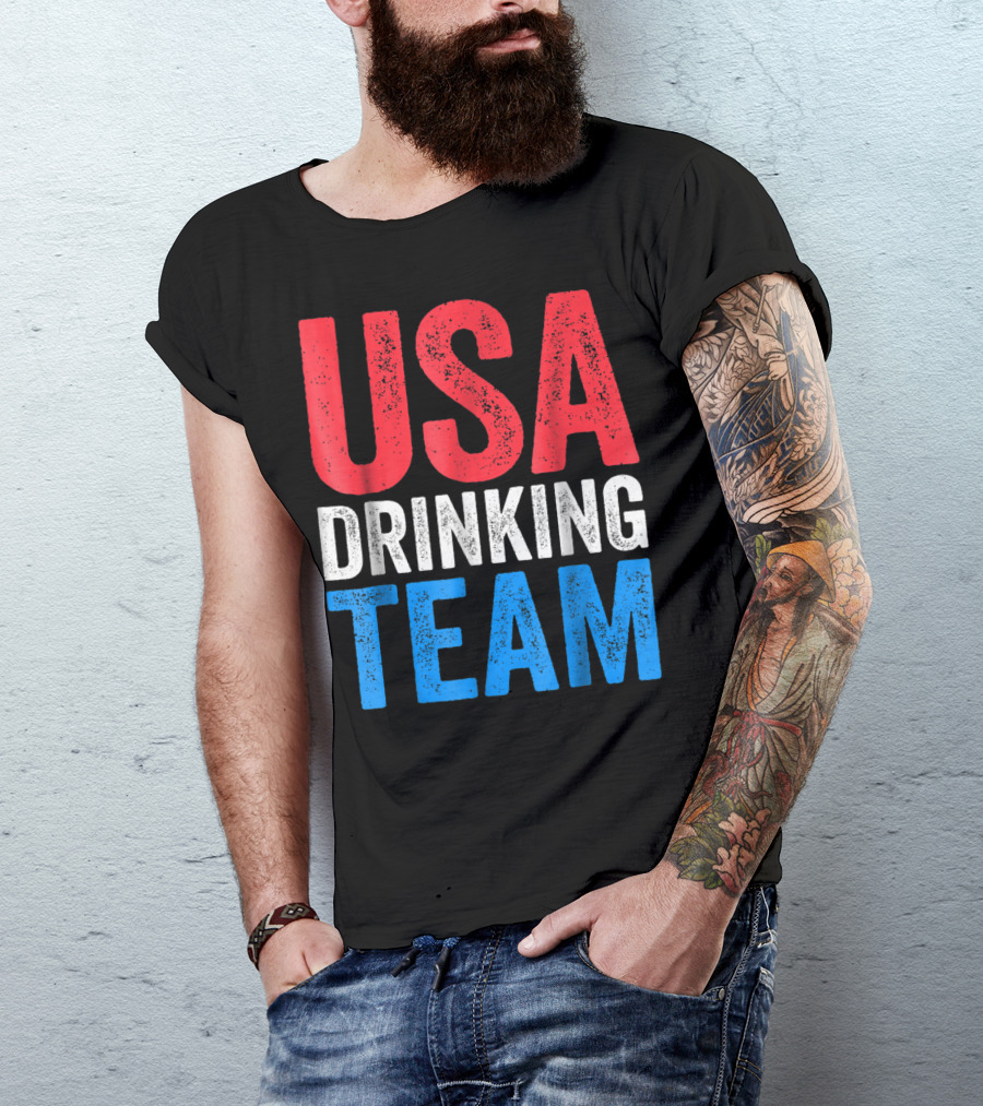 USA Drinking Team Fourth Of July T-Shirt