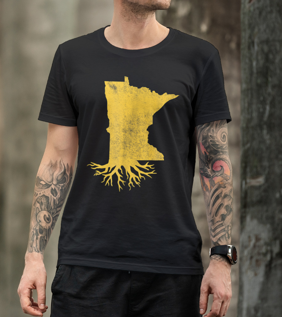 Vintage Minnesota State Roots Home Grown Hometown T-Shirt