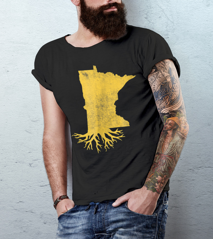 Vintage Minnesota State Roots Home Grown Hometown T-Shirt