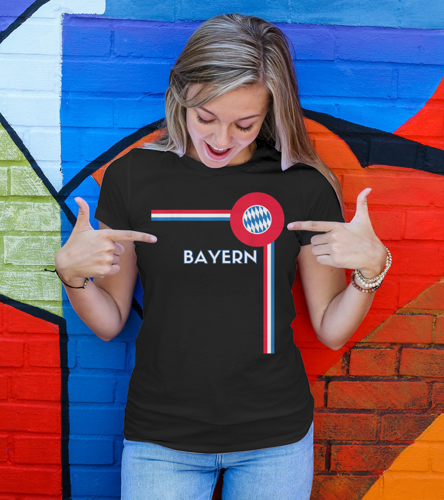 Bayern Munich Soccer FC Styled Spin Sports T-Shirt