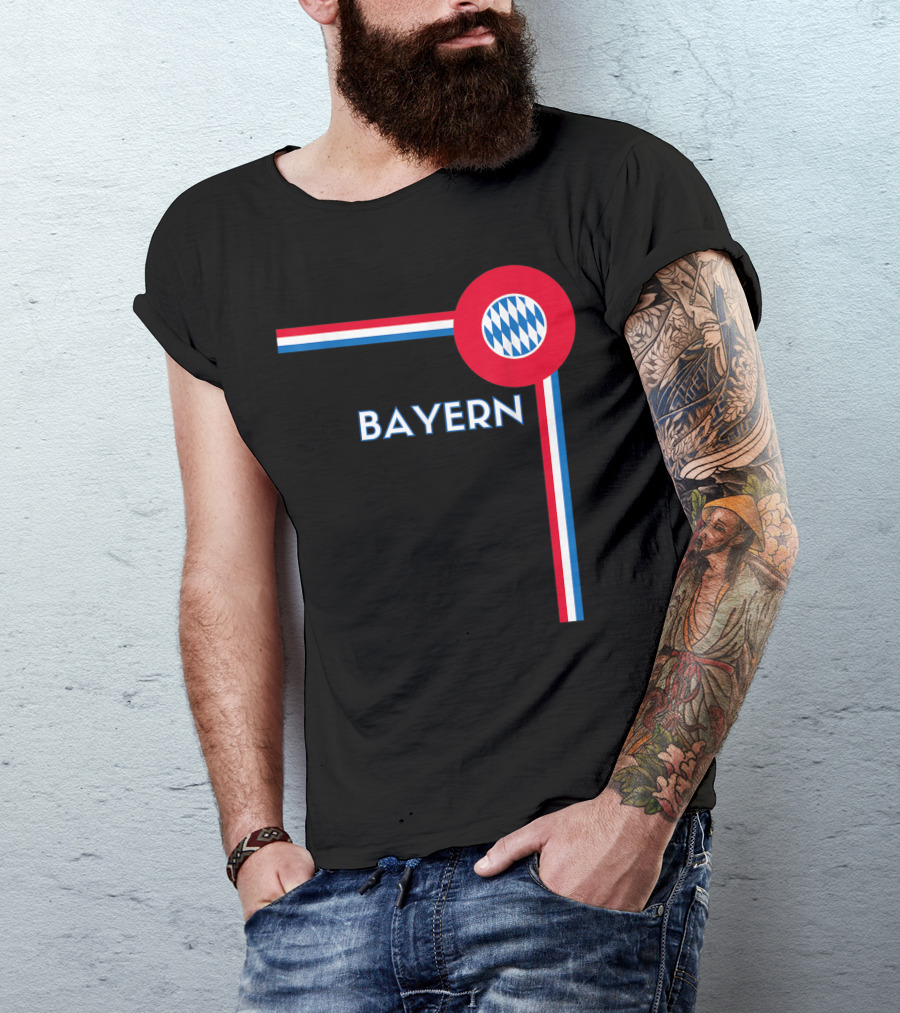 Bayern Munich Soccer FC Styled Spin Sports T-Shirt
