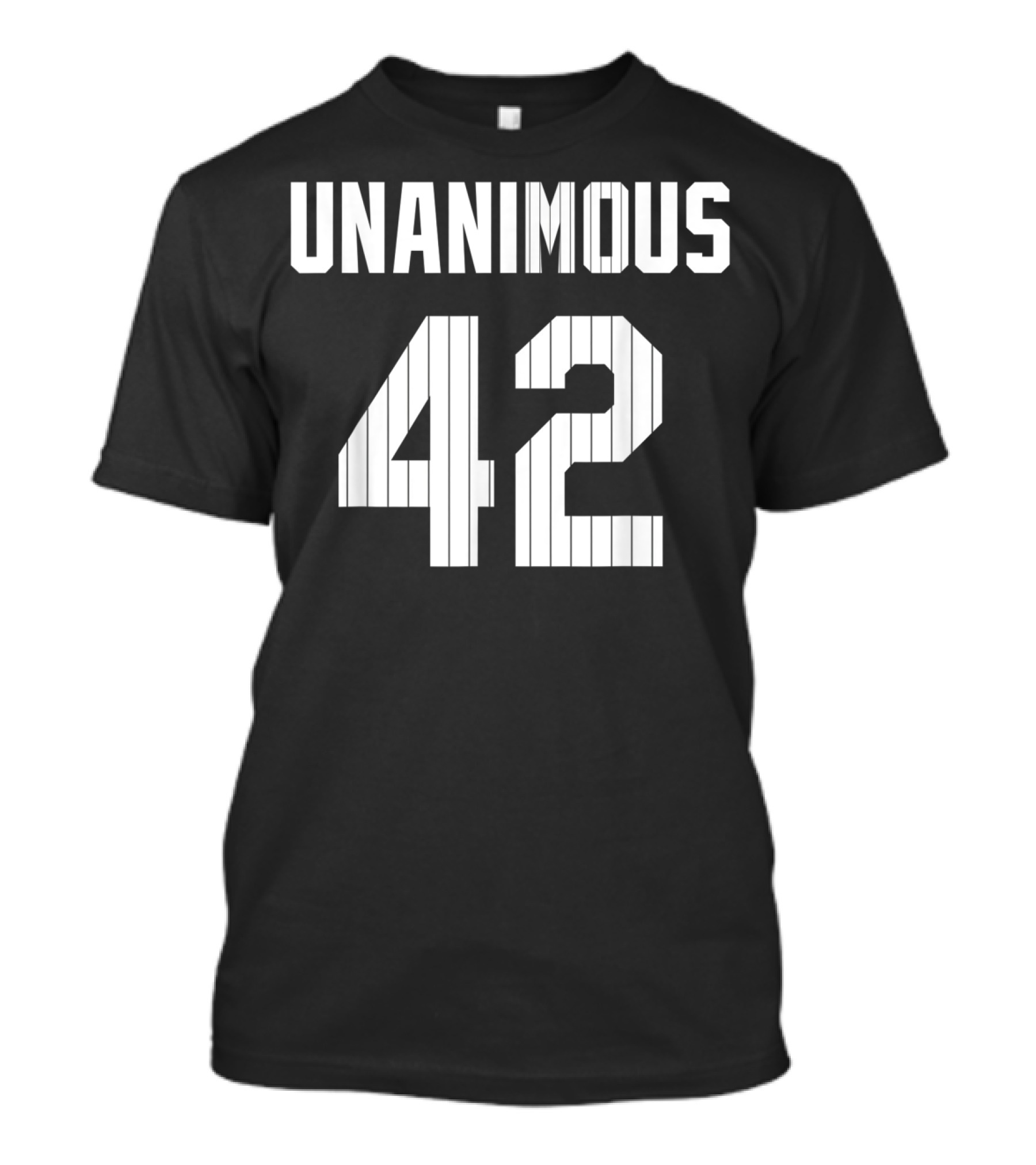 Unanimous 42 New York Rivera Pro Baseball HOF Fan T-Shirt