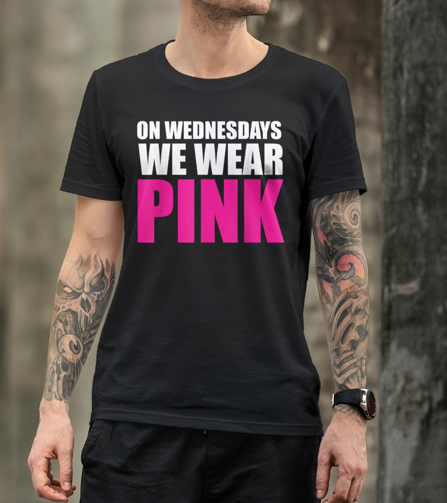 On Wednesdays We Wear Pink Mean Girls Reference T-Shirt