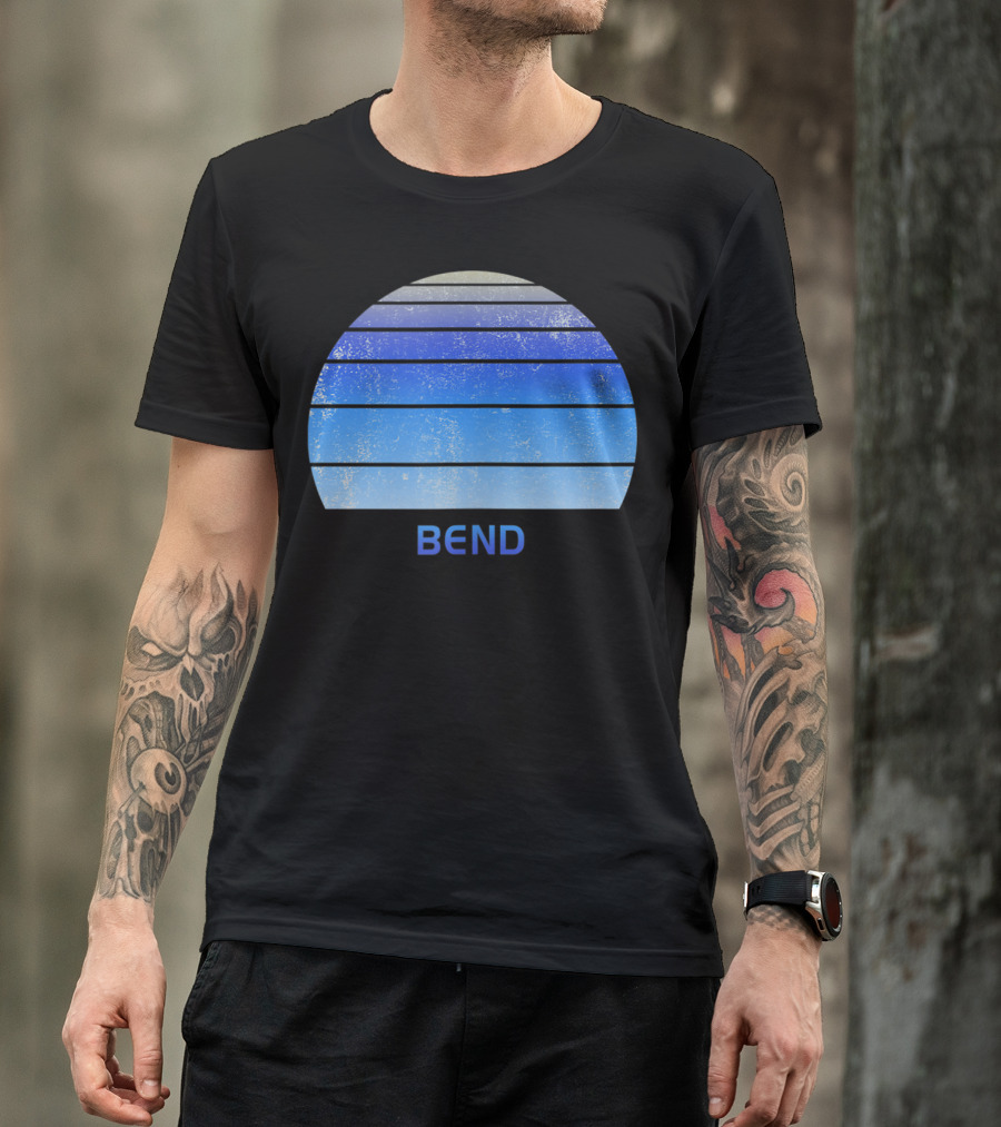 Vintage Bend Oregon Retro Sunset T-Shirt