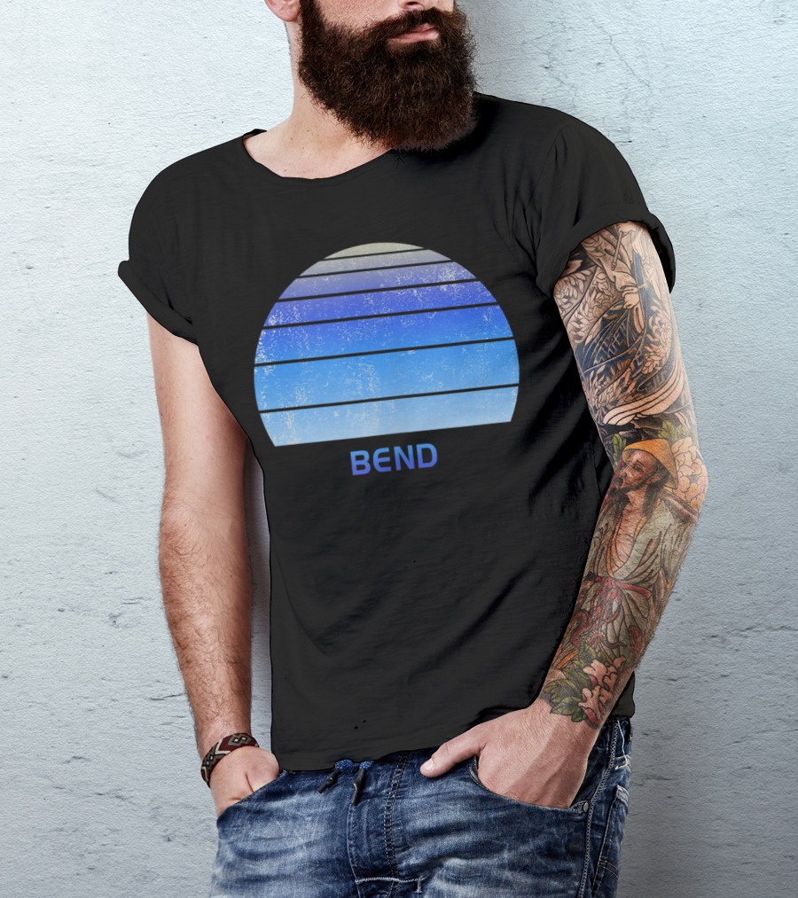 Vintage Bend Oregon Retro Sunset T-Shirt