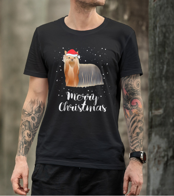 Merry Christmas Shih Tzu Family Group Matching T-Shirt