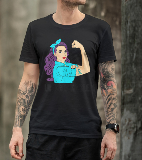 Addiction Recovery Warrior Unbreakable Empowerment Tattoo T-Shirt