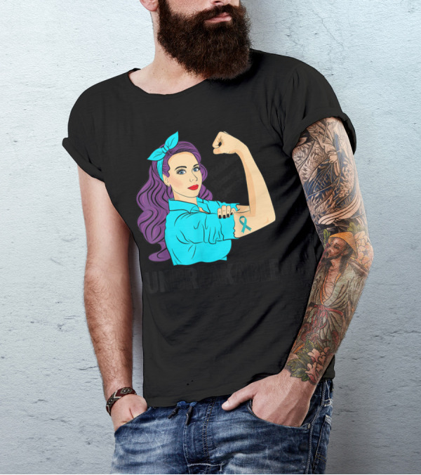 Addiction Recovery Warrior Unbreakable Empowerment Tattoo T-Shirt