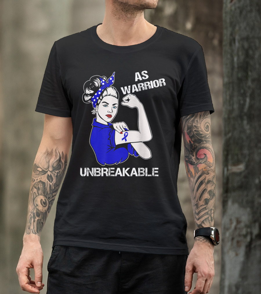 AS Warrior Unbreakable Rosie The Riveter T-Shirt