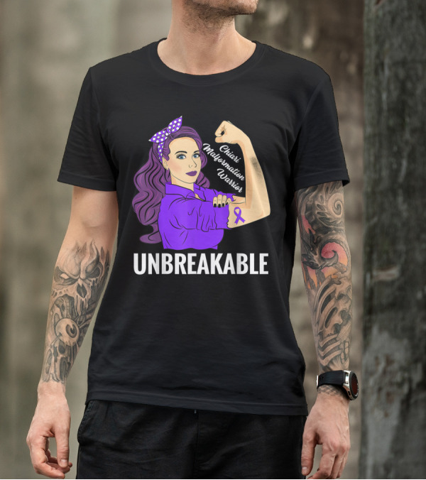 Unbreakable Chiari Malformation Awareness Warrior T-Shirt
