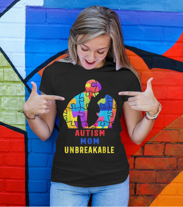 Autism Mom Unbreakable Puzzle T-Shirt