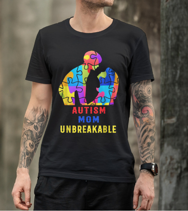 Autism Mom Unbreakable Puzzle T-Shirt