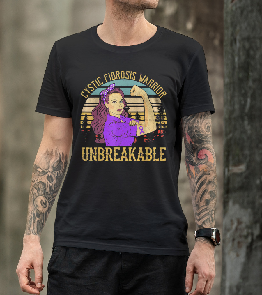 Cystic Fibrosis Warrior Unbreakable T-Shirt