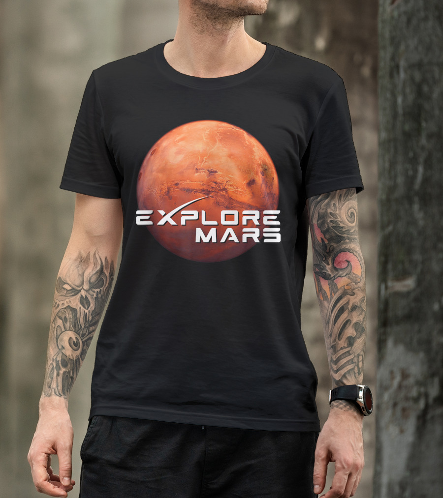 Explore Mars SpaceX Mars Exploration T-Shirt