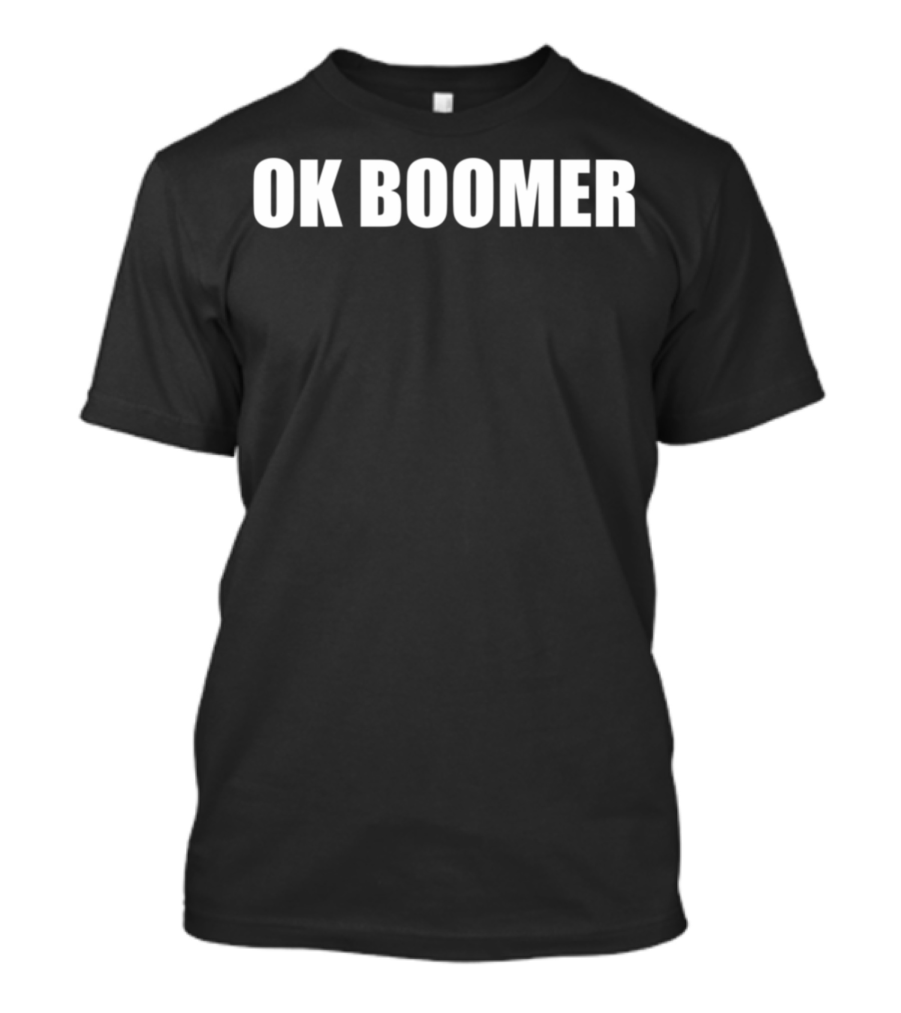 Ok Boomer Lettering Funny Boomer Phrase T-Shirt