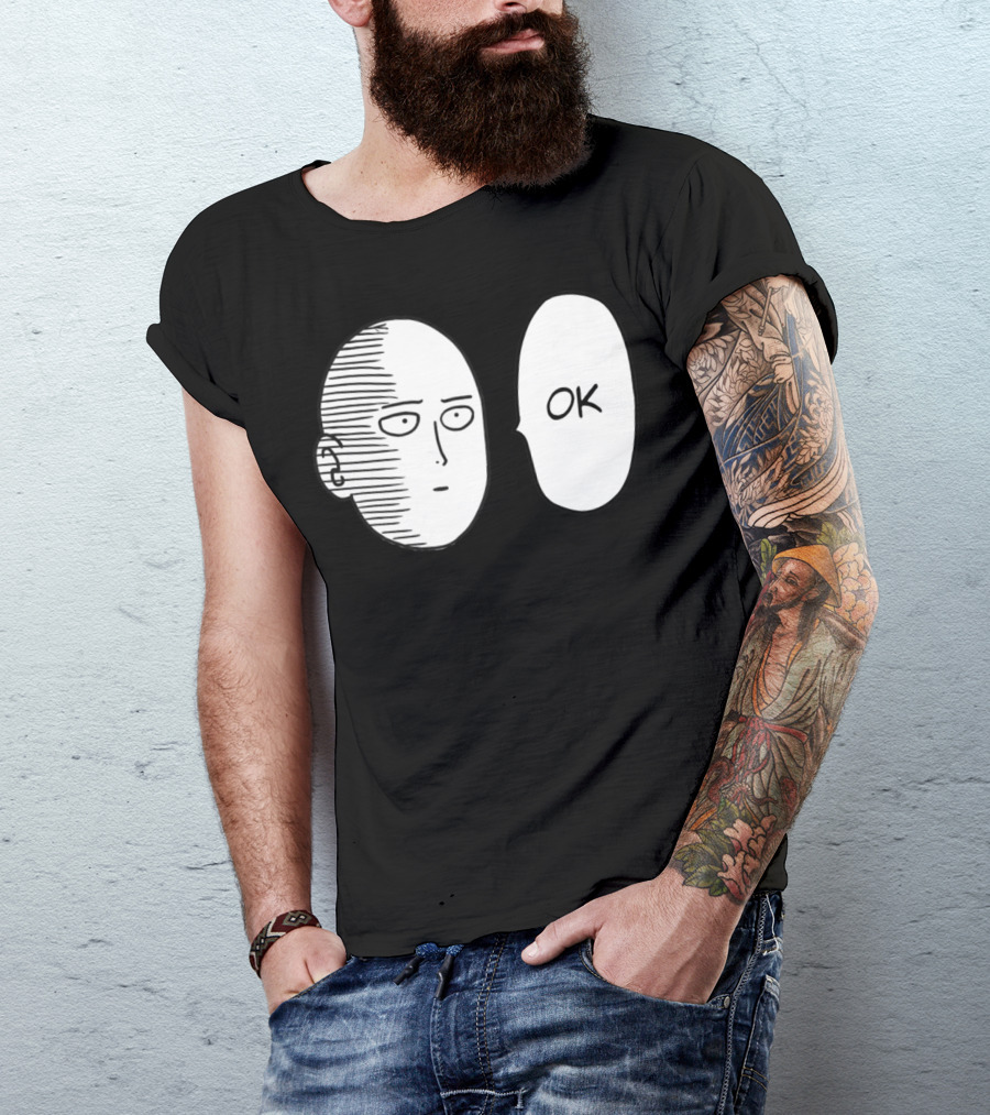 OK Boomer Saitama Meme Face T-Shirt