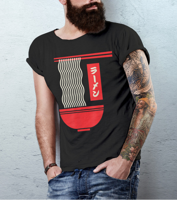 Retro Vintage Japanese Ramen Noodles T-Shirt