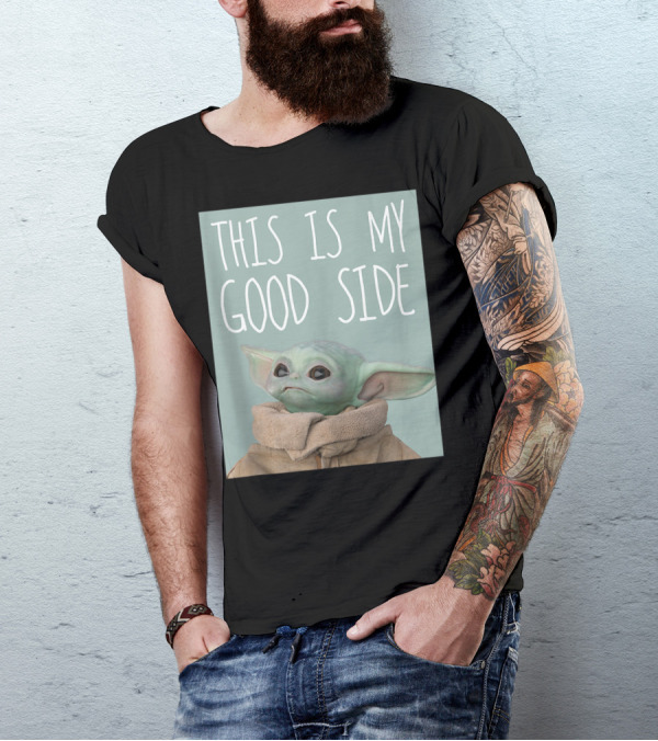 This Is My Good Side Star Wars The Mandalorian The Child T-Shirt