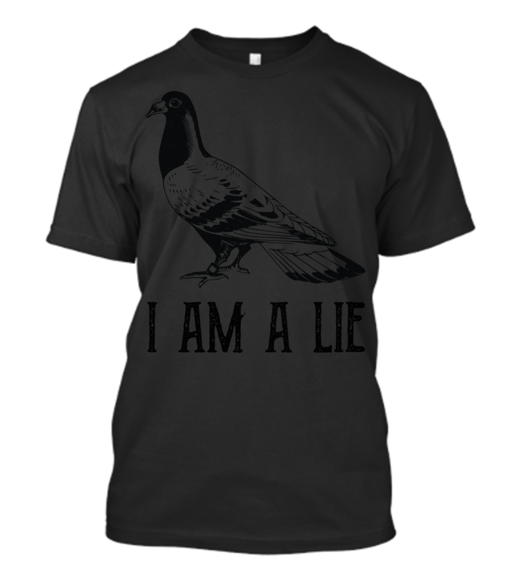Vintage Bird I Am A Lie Aren't Real Spies T-Shirt