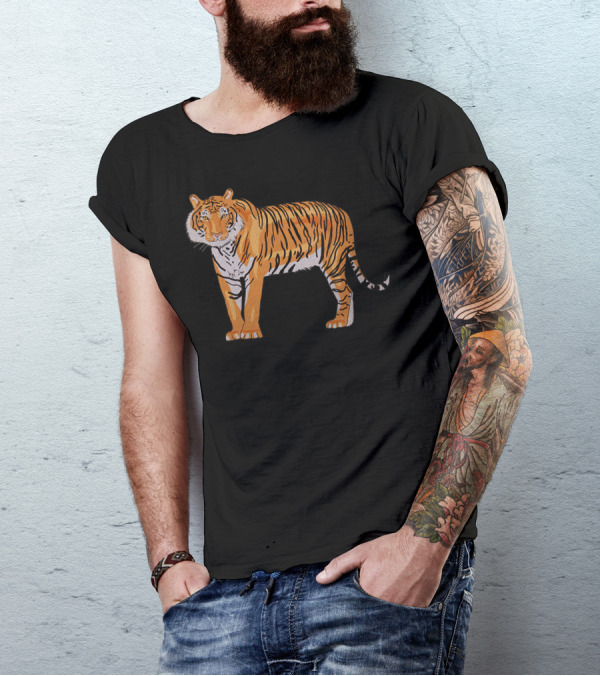 Beautiful Tiger Big Cat Animal Lover Tiger T-Shirt