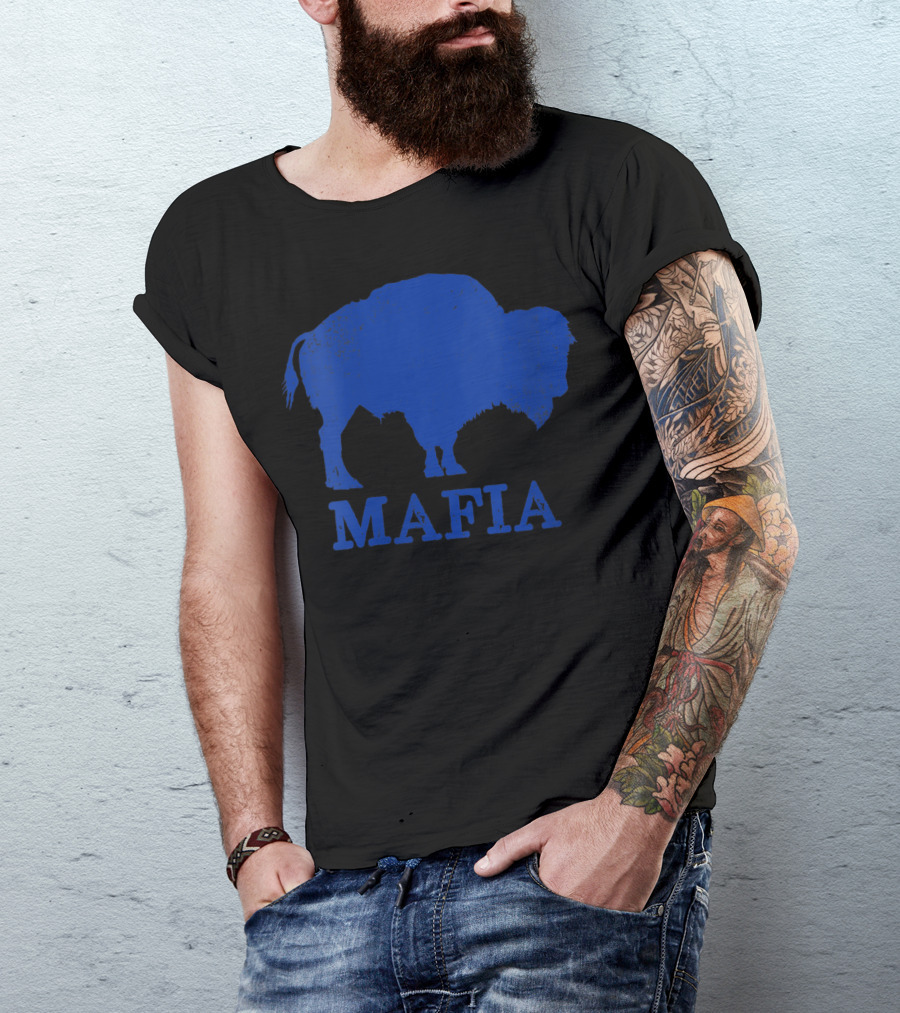 Bills Mafia Buffalo New York Bflo Blue Buffalo T-Shirt