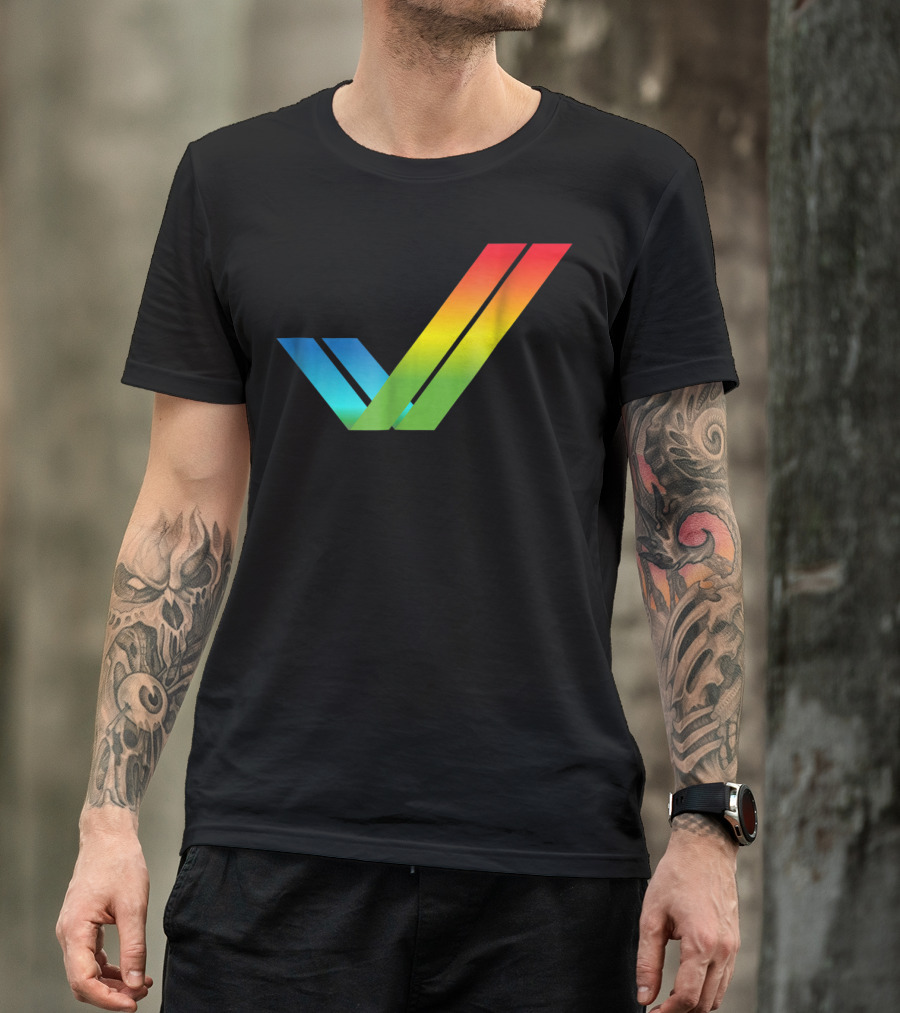 Amiga Rainbow Tick Computer T-Shirt
