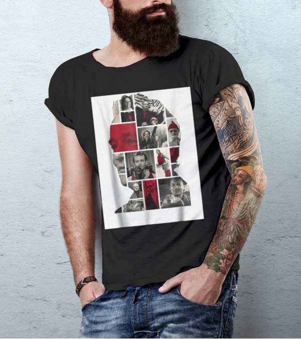 Classic Bill Murray Film Collage T-Shirt
