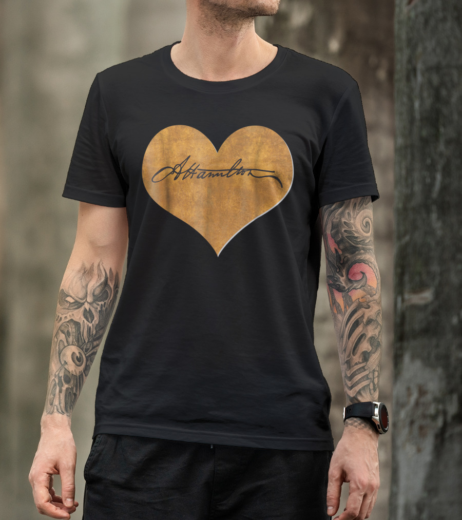 Alexander Hamilton Heart Signature T-Shirt
