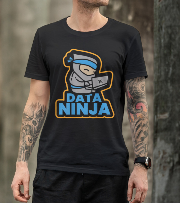 Data Ninja BI Database SQL Critical Thinking T-Shirt
